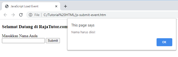 javascript-submit-event