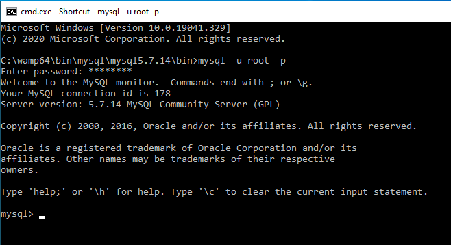 mysql-konsol