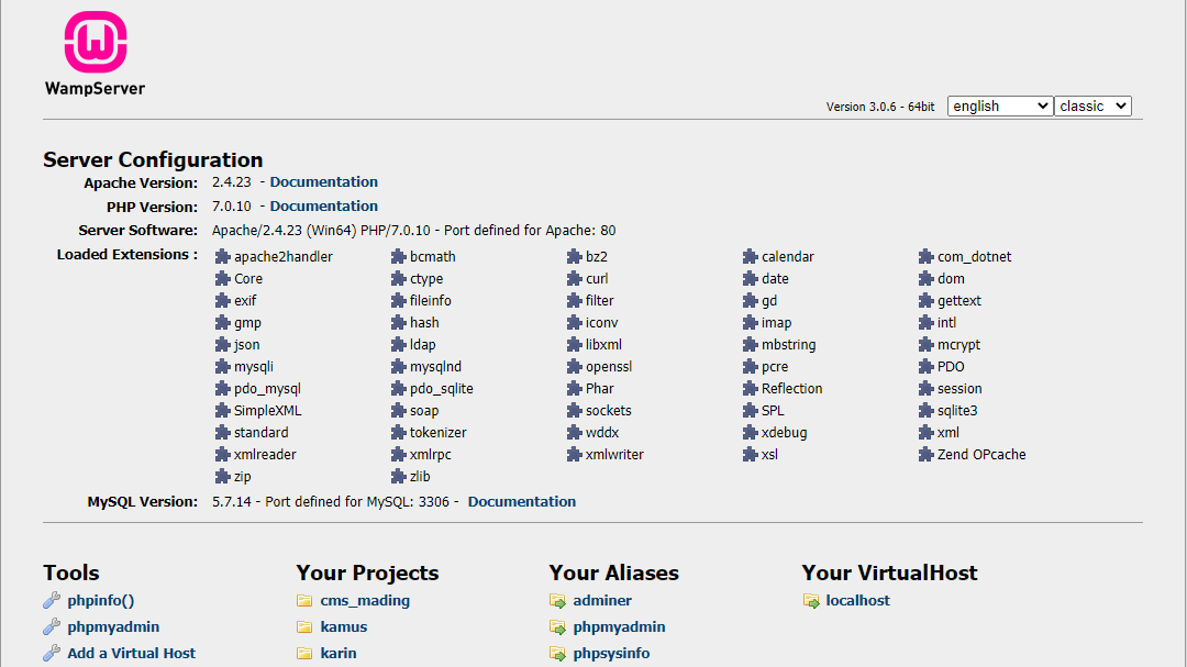 mysql-localhost